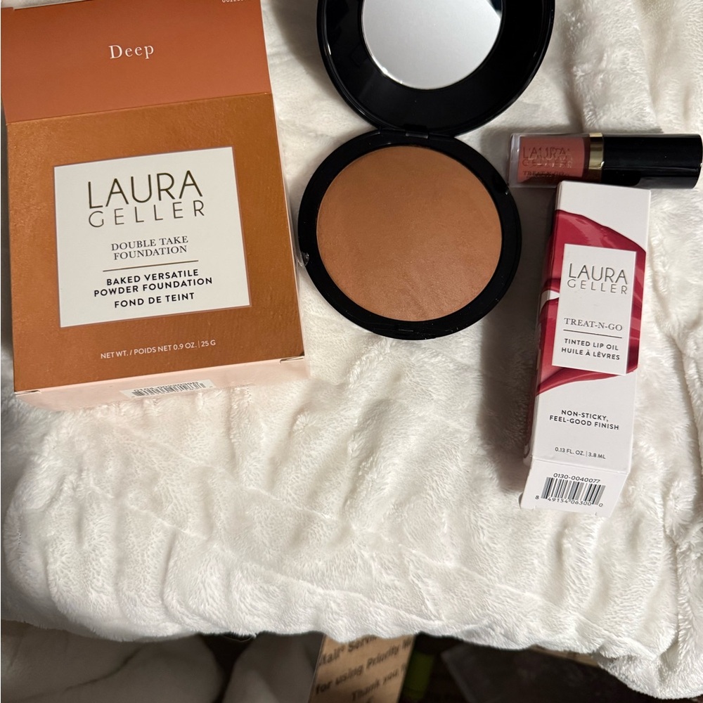 Laura Geller foundation, highlighter, and lip oil bundle - Picture 6 of 9